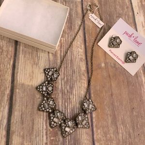 NEW park lane earrings and necklace set